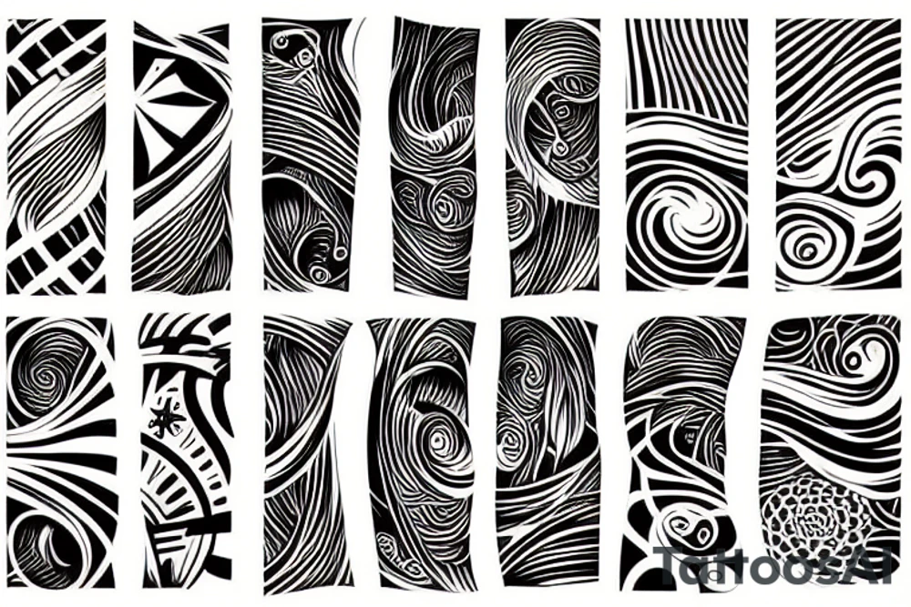 abstract tattoo idea