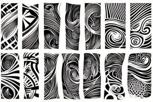 abstract tattoo idea