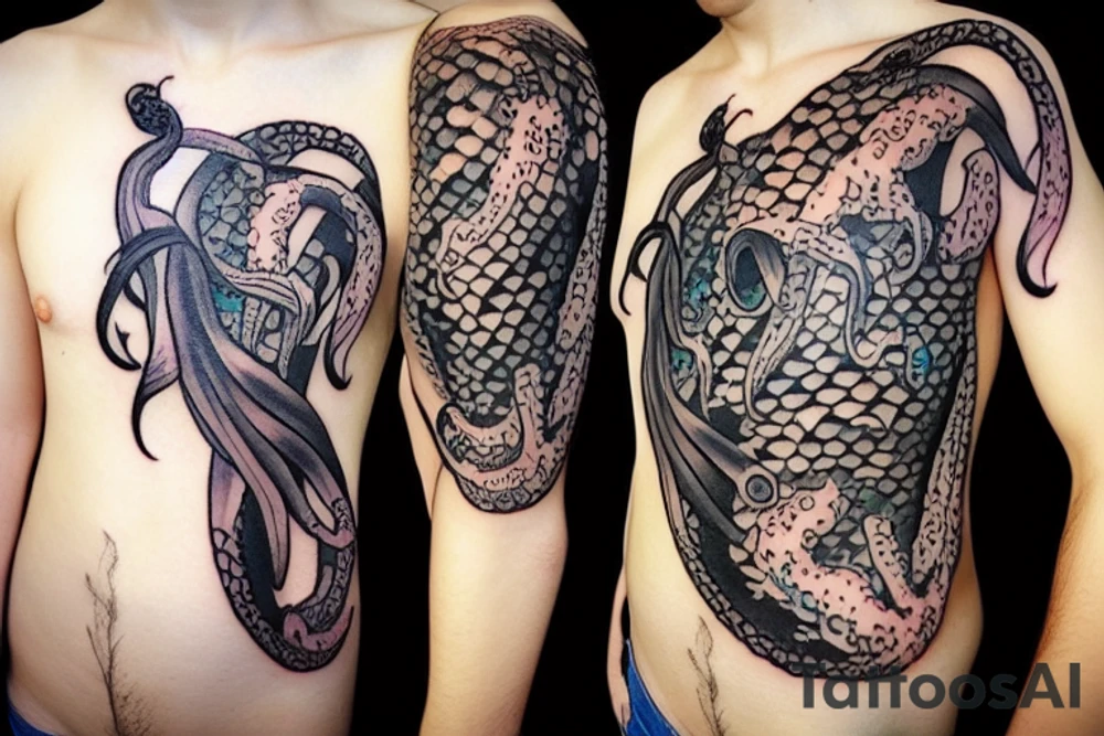 squid tattoo idea