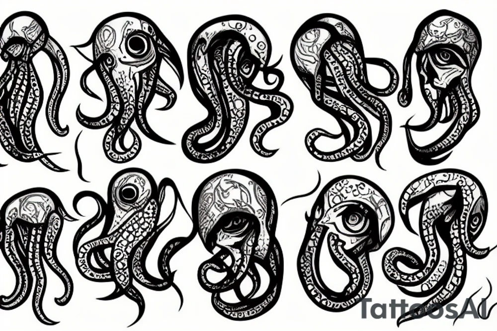 squid tattoo idea