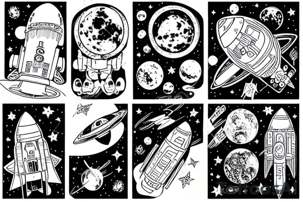 ukrainian space program tattoo idea