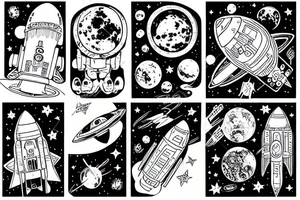 ukrainian space program tattoo idea
