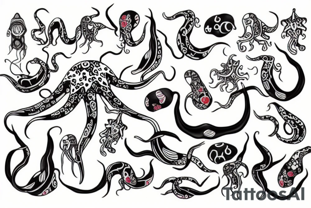 squid tattoo idea