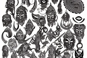 shiva tattoo idea