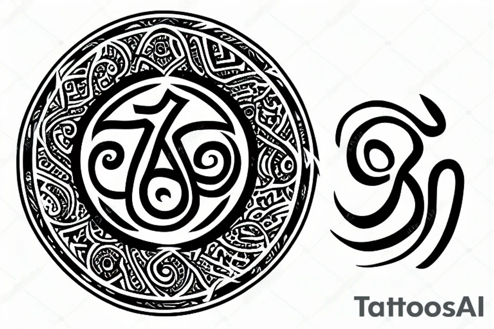 om symbol tattoo idea