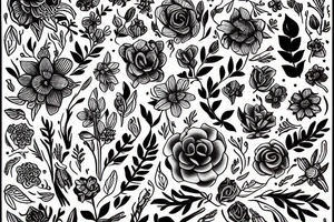I want a soft, sweet and delicate flower tattoo idea