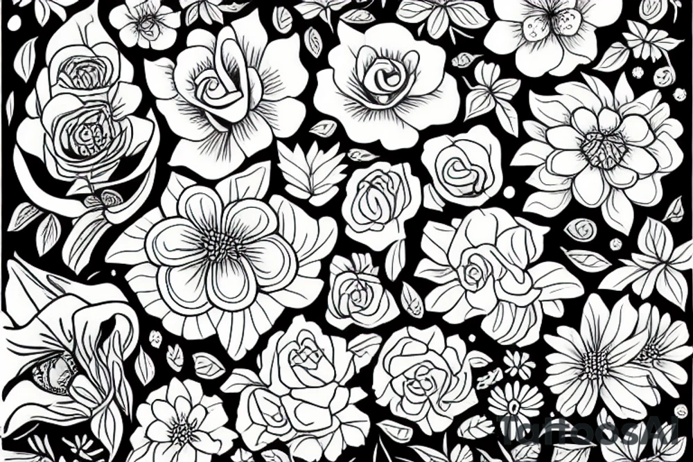 I want a soft, sweet and delicate flower tattoo idea