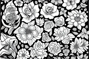 I want a soft, sweet and delicate flower tattoo idea