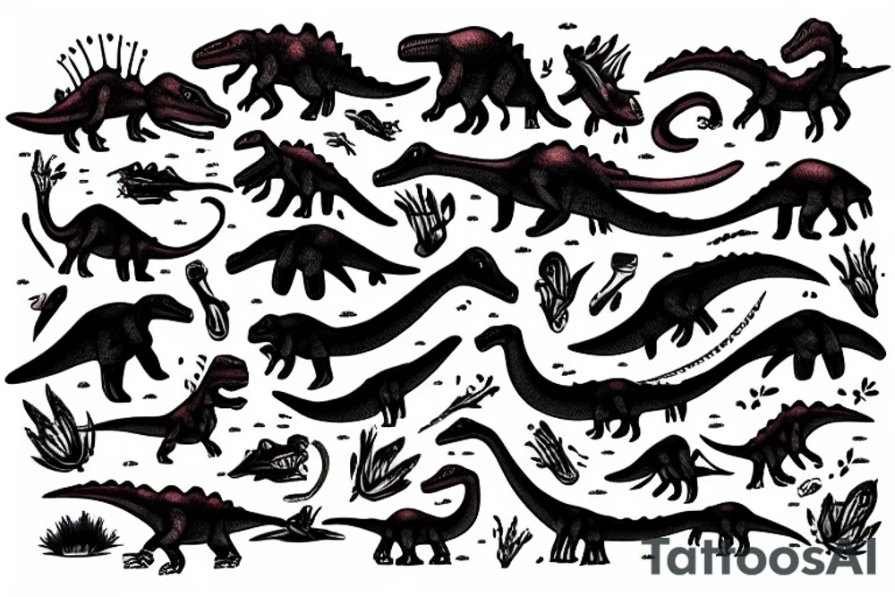 dinosaur tattoo idea