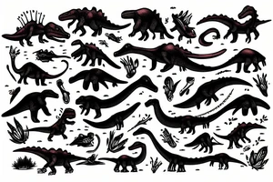 dinosaur tattoo idea