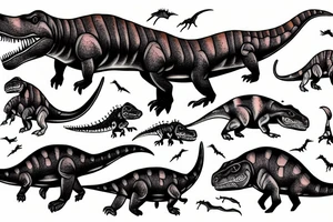 dinosaur tattoo idea
