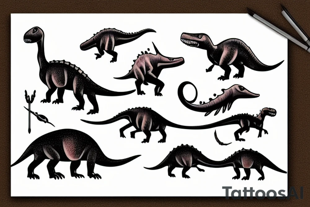dinosaur tattoo idea