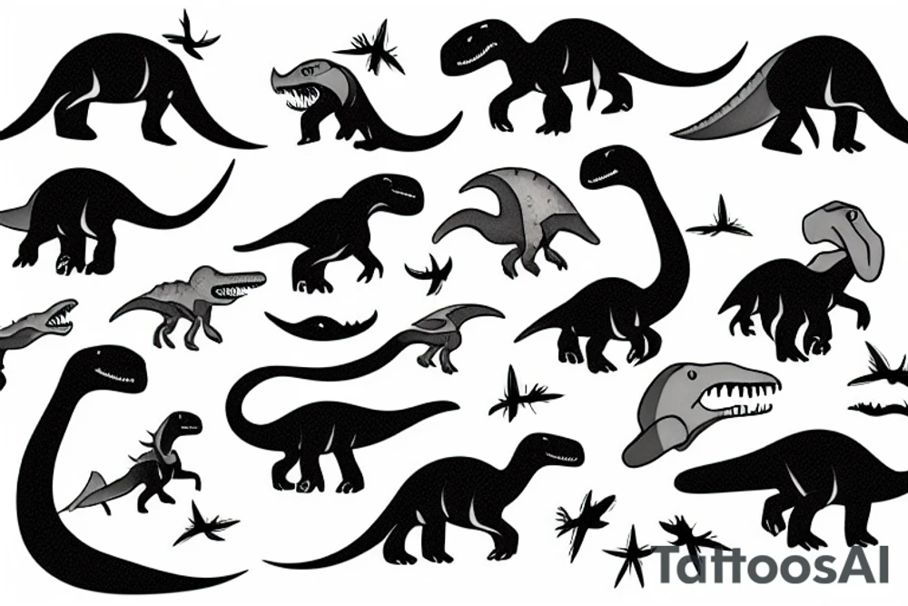 dinosaur tattoo idea