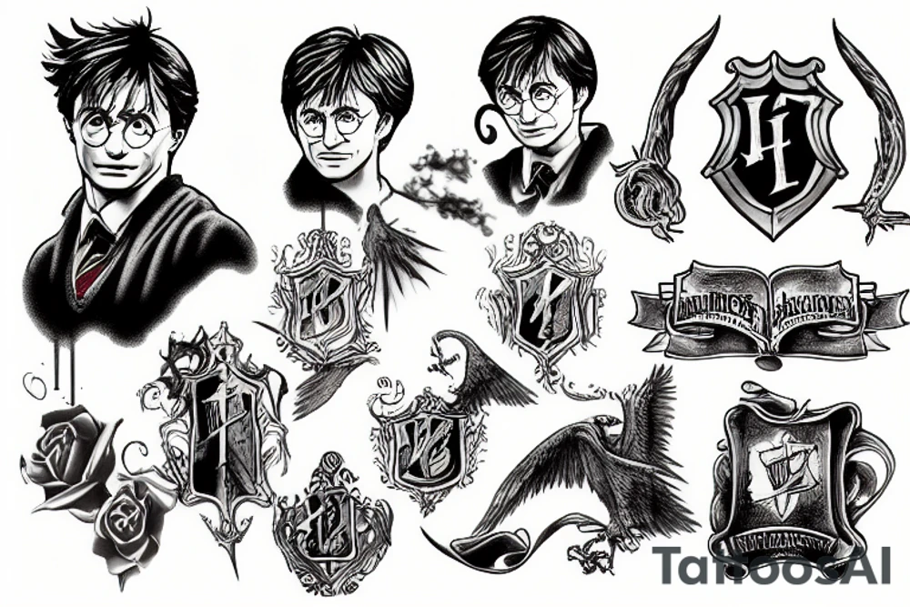 harry potter tattoo idea