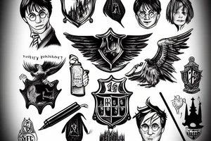 harry potter tattoo idea