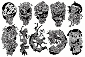 hash character tattoo idea