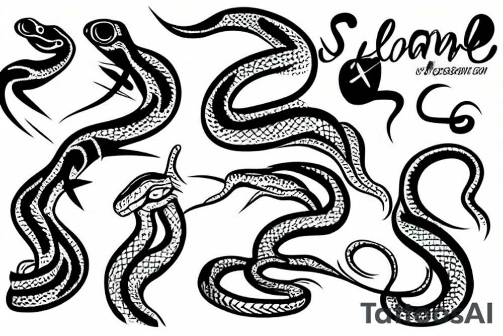Snake tattoo idea