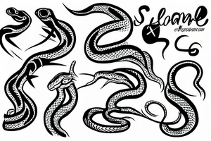 Snake tattoo idea
