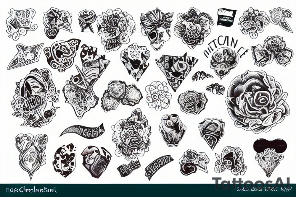Irischer kleeblatt mit Namen tattoo idea