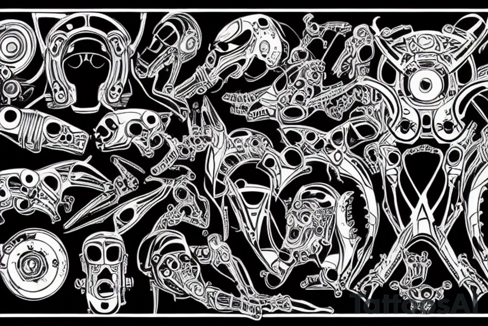 cyberdog tattoo idea