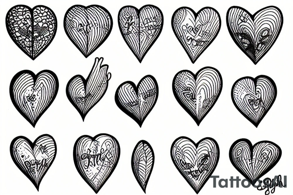 Heart tattoo idea