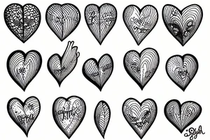 Heart tattoo idea