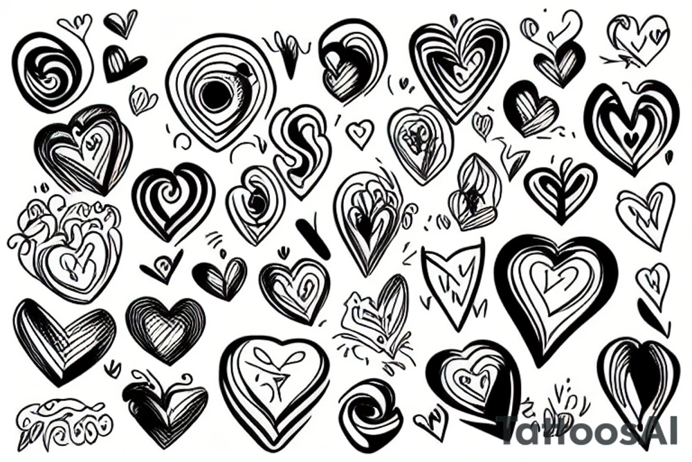 Heart tattoo idea
