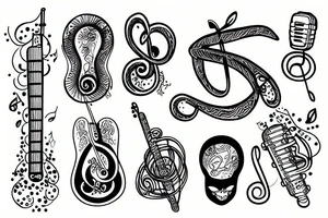 music, high IQ, Libra tattoo idea