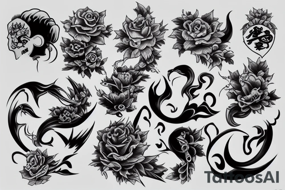 老鼠和大象 tattoo idea
