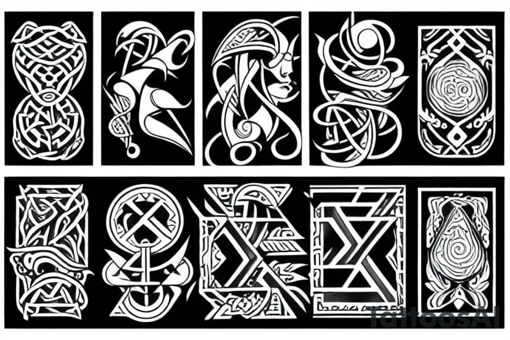 symbols tattoo idea