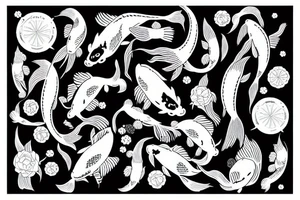 koi fish at a my chemical romance concert. tattoo idea