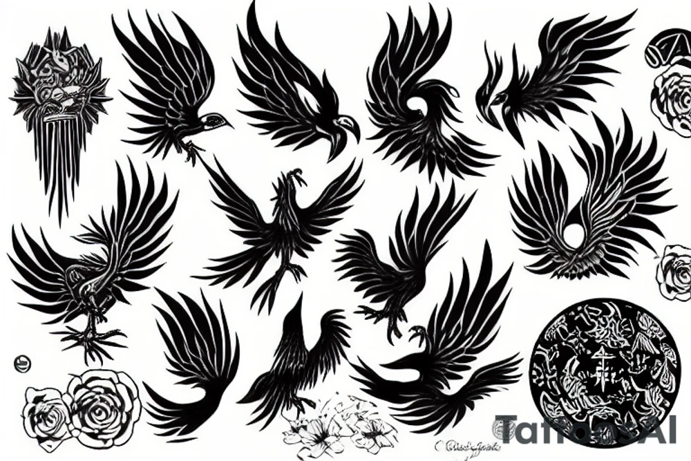 phoenix tattoo idea