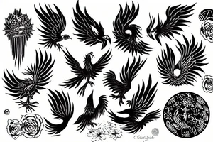 phoenix tattoo idea