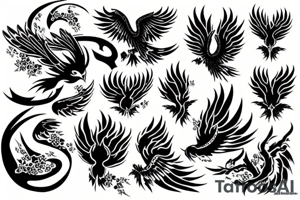 phoenix tattoo idea