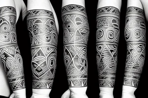 a person splint into three cultures, argentina, uk  italy tattoo idea