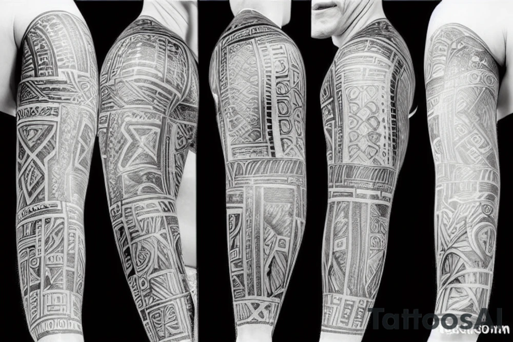 a person splint into three cultures, argentina, uk  italy tattoo idea