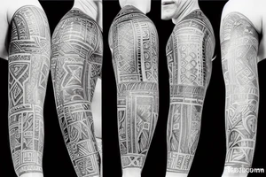 a person splint into three cultures, argentina, uk  italy tattoo idea