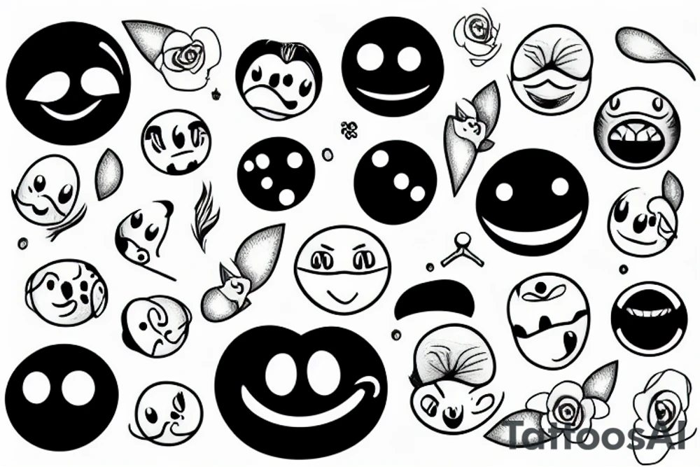 A smiley tattoo idea