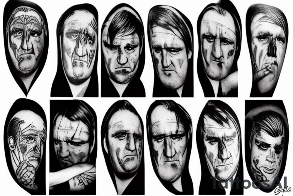 gerard depardieu tattoo idea