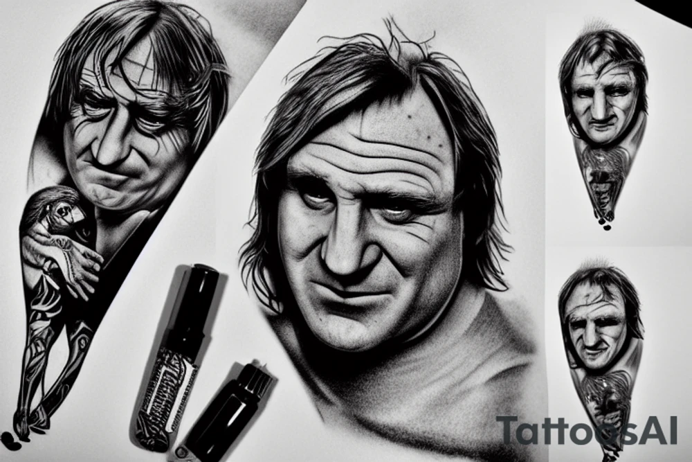 gerard depardieu tattoo idea