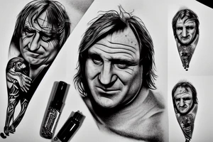 gerard depardieu tattoo idea