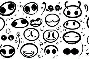A simple smiley tattoo idea