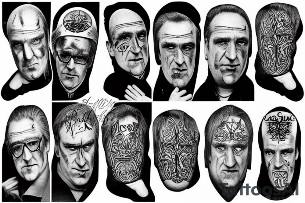 gerard depardieu tattoo idea