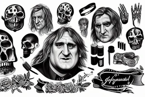 gerard depardieu tattoo idea