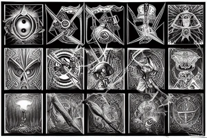 Paladin of the Temple, Eternity, Eye of Ra, Reincarnation, Cycle, Castle tattoo idea