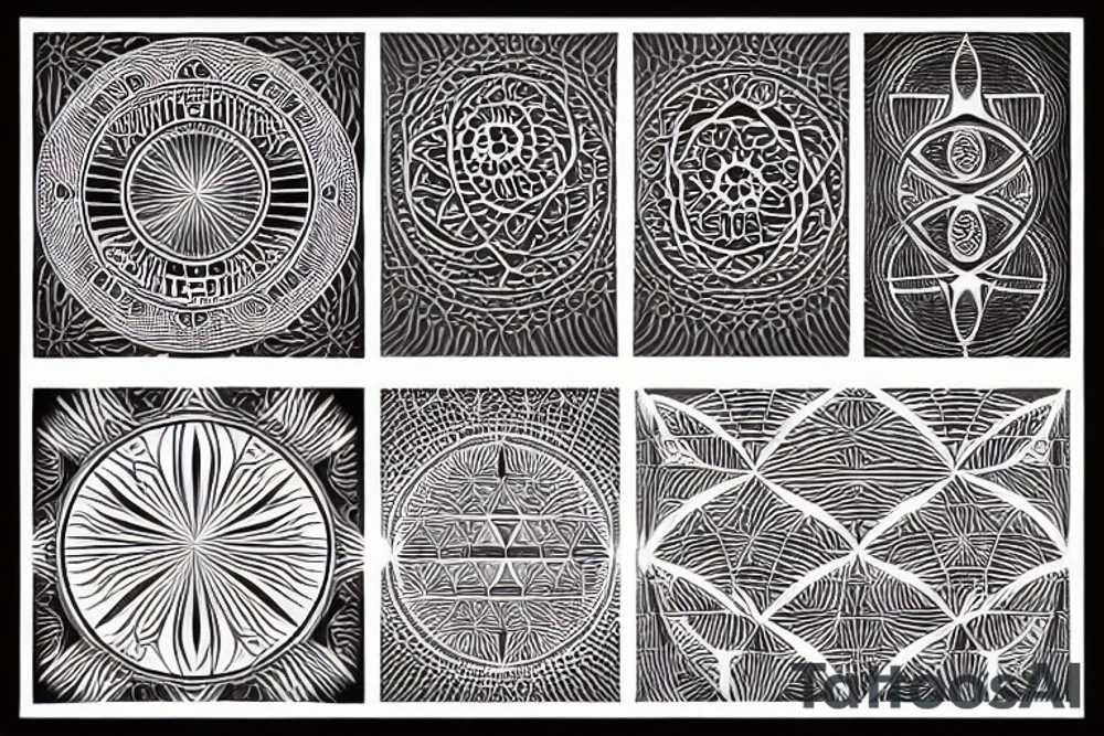 sacred geometry tattoo idea