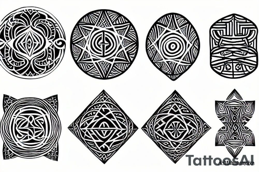 sacred geometry tattoo idea