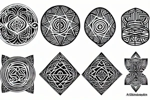 sacred geometry tattoo idea