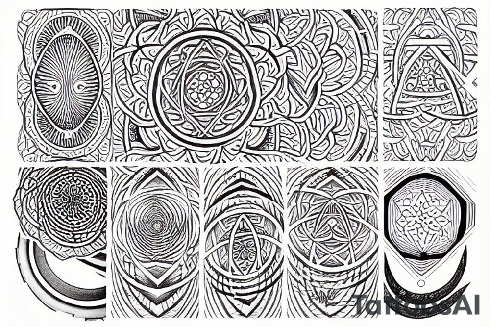 sacred geometry tattoo idea