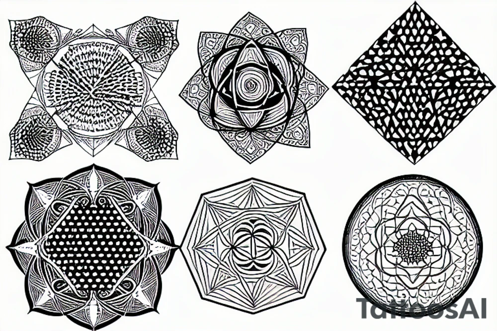 sacred geometry tattoo idea
